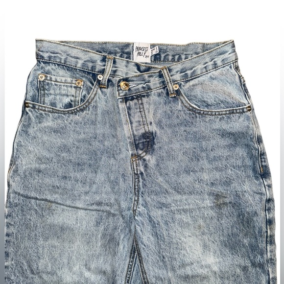 princess polly holly asymmetric straight leg jeans - Picture 5 of 10